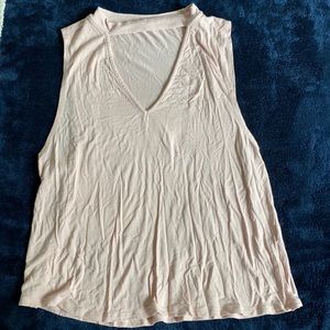 Tank Top with Choker Neckline